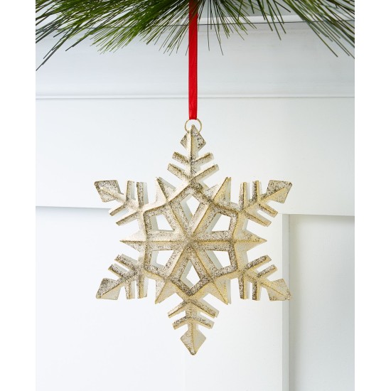  Shine Bright Gold Snowflake Ornament
