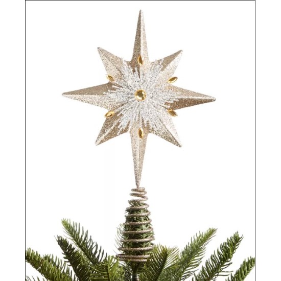Holiday Lane Shine Bright Snowflake Tree Topper