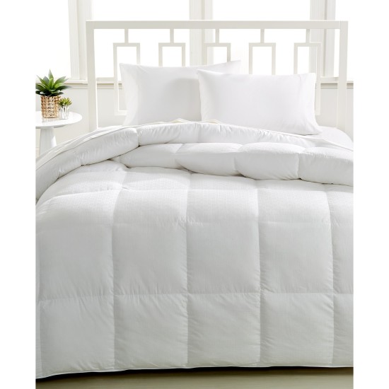  Luxury Down Alternative Twin Comforter Hypoallergenic, 450 Thread Count 100% Cotton Cover, White