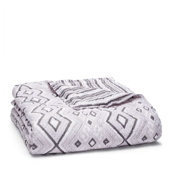 Bedding Comforter Ginah 100% Cotton, Grey, Grey, King