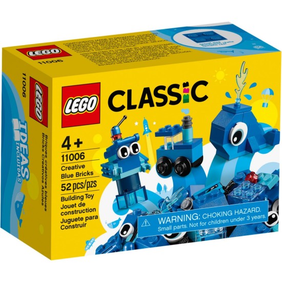   Classic Creative Blue Bricks 11006 Kids Building Kit Starter Set