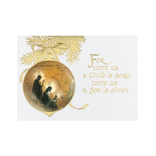 Masterpiece Cards Holy Family Ornaments Holiday Boxed Cards, 16 Cards and 16 Envelopes