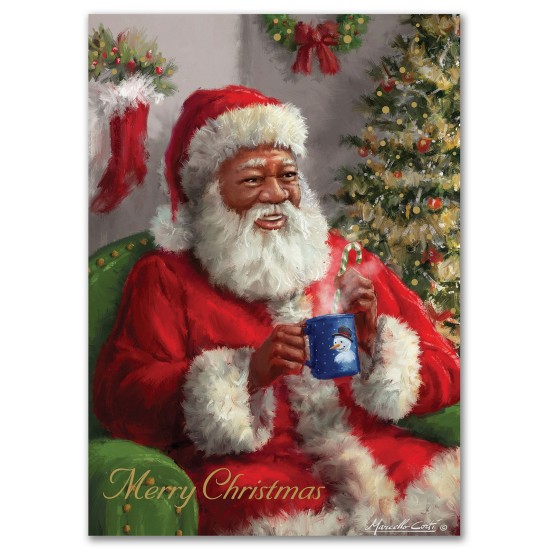  Merry Christmas Santa Holiday Boxed Cards