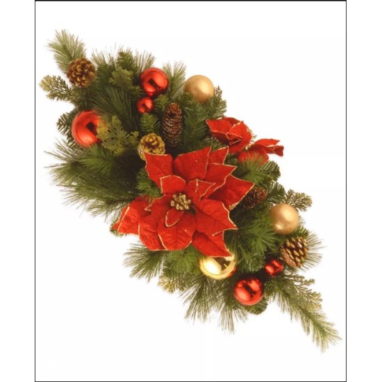 30″ Decorative Collection “Home For the Holidays” Centerpiece