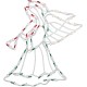  18″ Lighted Red White and Green Angel Christmas Window Silhouette Decoration