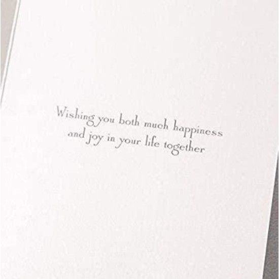  Letterpress Wedding Greeting Card And Envelope; Hanging Dress & Suit