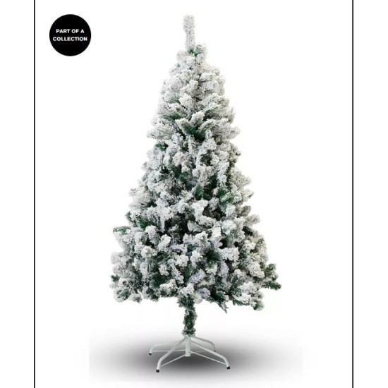  6′ Snow Flocked Artificial Christmas Tree