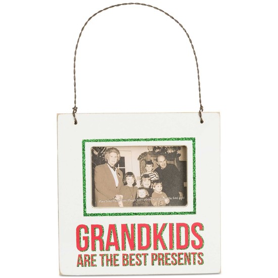  Grandkids Are The Best Presents Mini Hanging Frame Ornament