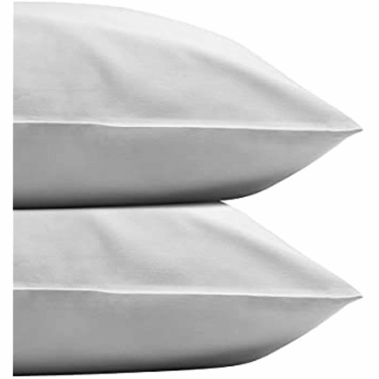 Riley Home Pillowcases, Light Gray, 20 x 28 in
