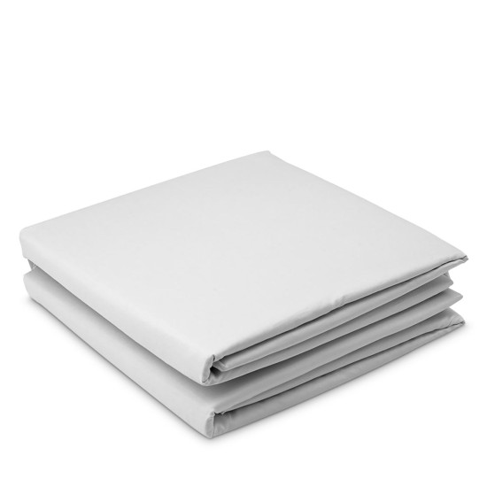 Riley Sateen Fitted Sheet, Silver, King