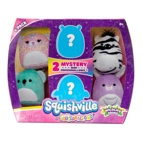   Squishville Mini s Wildlife Squad 6-Pack