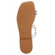  Women’s Skylar Studded Strappy Slide Sandals, Brown 8.5