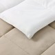  Reversible Full/Queen 3-Pc. Comforter Set Bedding, Ivory