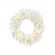  PVC Holiday Spruce Clear Prelit LED Corded Electric Wreath, Ivory