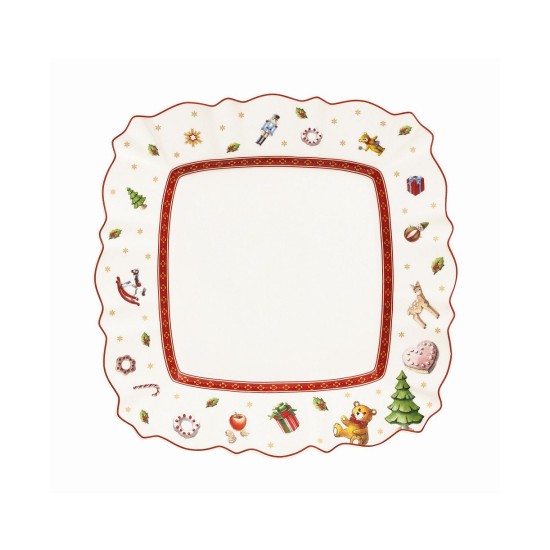 Villeroy & Boch Toy’s Delight Square Salad Plate, Cream