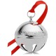 Wallace 2019 Silver Plated Sleigh Bell-25th Anniversary Edition (Holly & Ornaments) Holiday Ornament