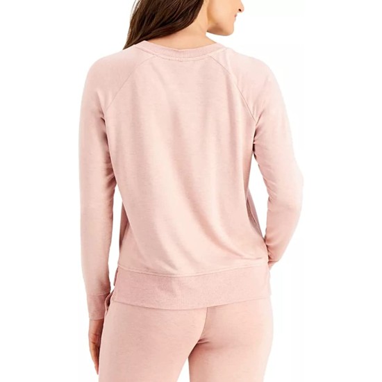  Ultra-Soft Crew Neck Pajama Top, XX-Large, Pink