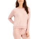  Ultra-Soft Crew Neck Pajama Top, XX-Large, Pink