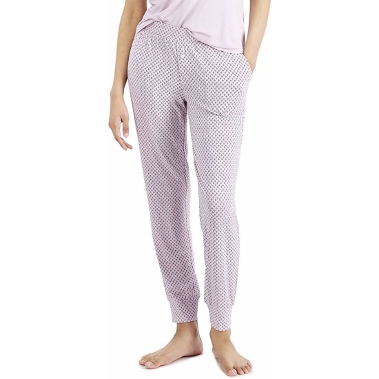  Ultra-Soft Knit Jogger Pajama Pants, Lilac, Medium