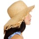  Raw Edged Straw Hat