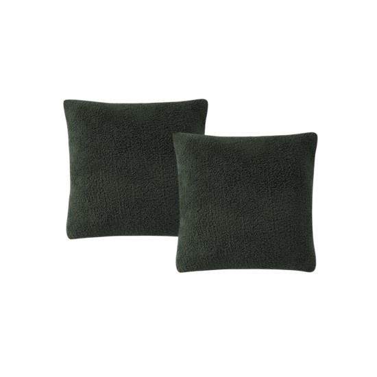 s Solid Sherpa Set of 2 Decorative Pillows, 18