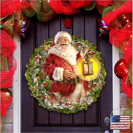  by Dona Gelsinger Enchanted Christmas – Santa Wall and Door Hanger
