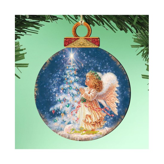  by Dona Gelsinger My-Christmas-Wish Ornament, Set of 2