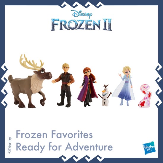  2 Adventure Collection, 5 Small Dolls from Frozen 2