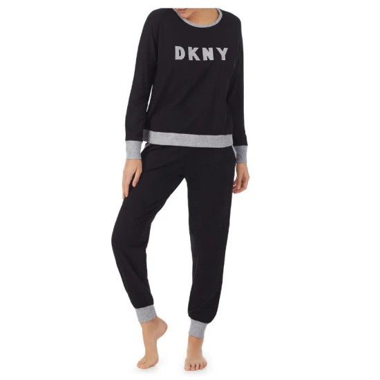 DKNY Logo Pajamas Set, Size Large