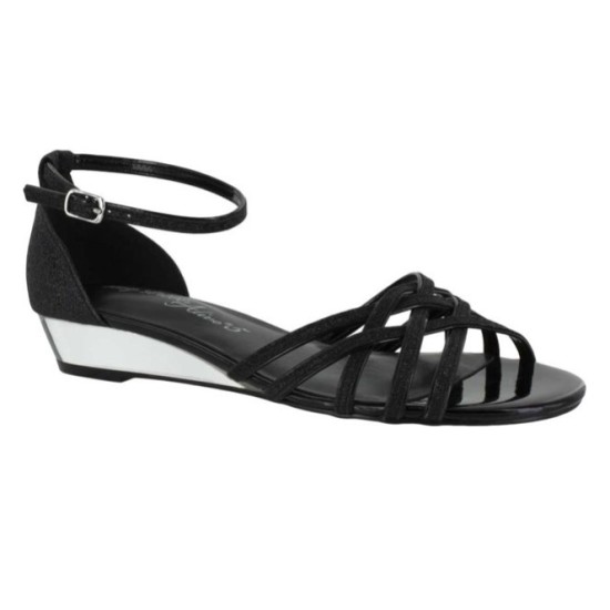 Tarrah Evening Sandals Women's Shoes, Black, 8.5 M