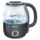  Electric Glass Kettle, 1.2L - Gray