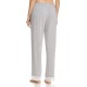  Womens Lace Trimmed Modal Pajama Pants, Gray, X-Small