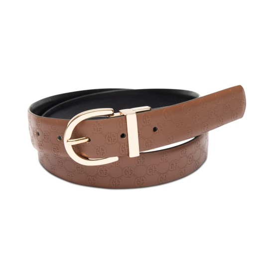  Reversible Belt, Brown, Small