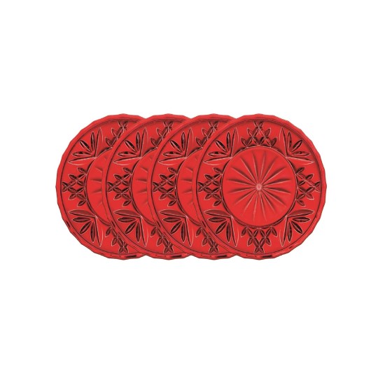  Dublin Red Coasters, Set of 4, 4.13″