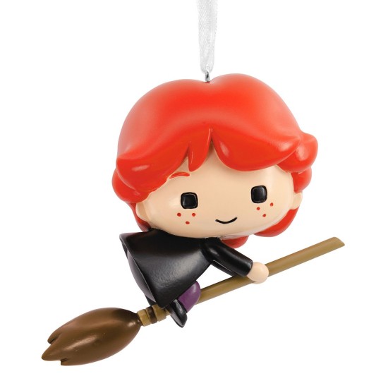  Harry Potter Ron on Broomstick Christmas Ornament, Multi