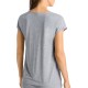  Women's Natural Elegance Short Sleeve Sleep Tee, Grey Melange, Medium