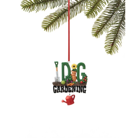  All About You Dig Gardening Ornament, Green