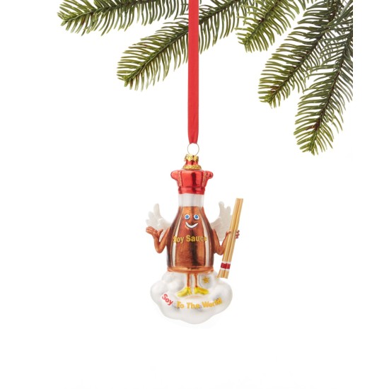 Foodie and Spirits Soy Sauce Angel Ornament, Multi