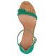 INC International Concepts Womens Wanada Open Toe Ankle Strap, Green, Size 10.0