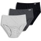  Women’s Underwear Elance Hipster, 3 Pack, Grey Heather/Charcoal Heather/Black, 7