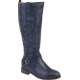  Ivie Women’s Knee High Boots, 7.5M, Navy