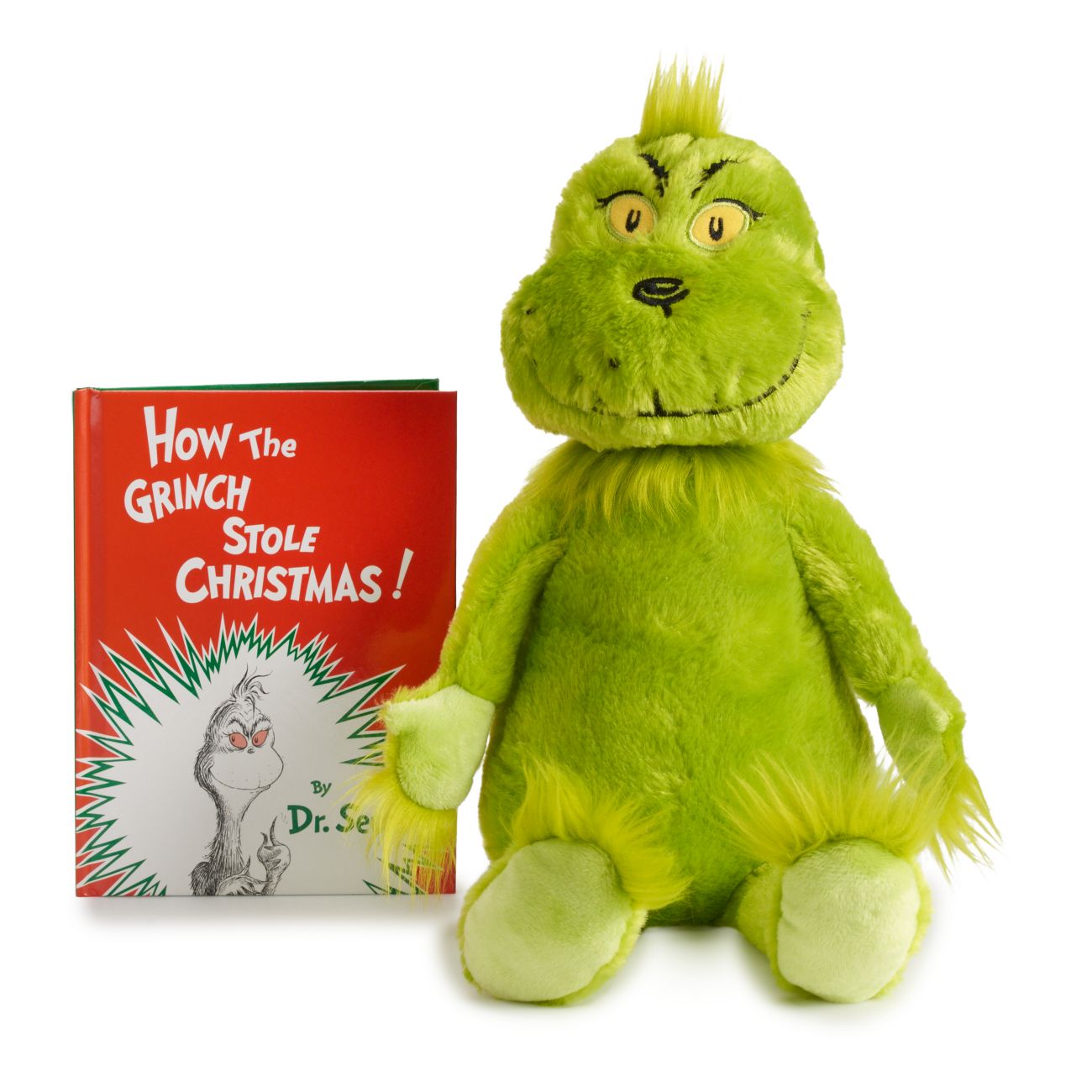 Kohl's Cares® How The Grinch Stole Christmas Plush and Book Bundle