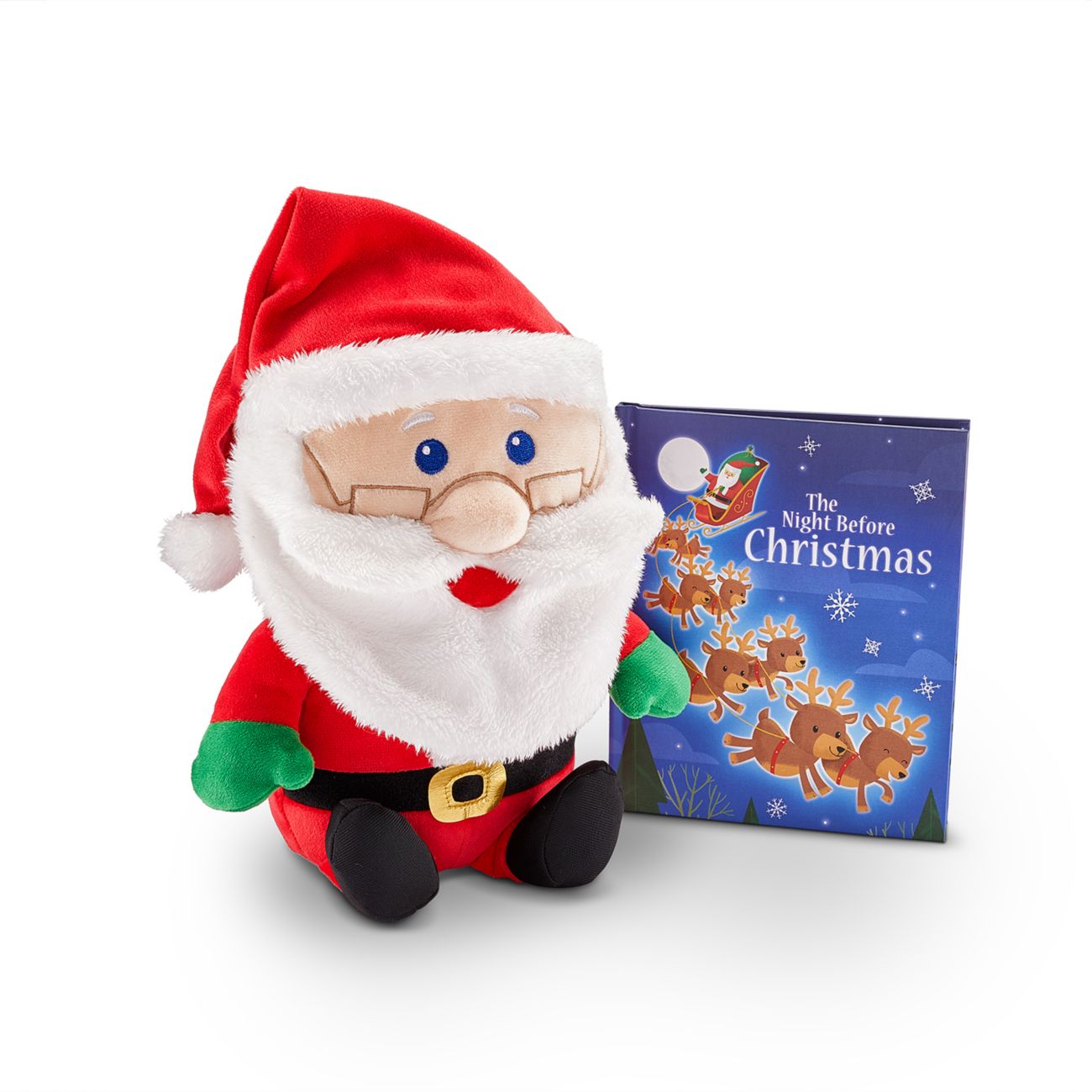 Kohl's Cares The Night Before Christmas Santa Book and Plush Bundle