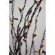   9' Slim Cascade Twig Artificial Halloween Tree - Pre-Lit Orange LED Lights