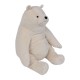  18-Inch White Kodiak Bear Plush Toy