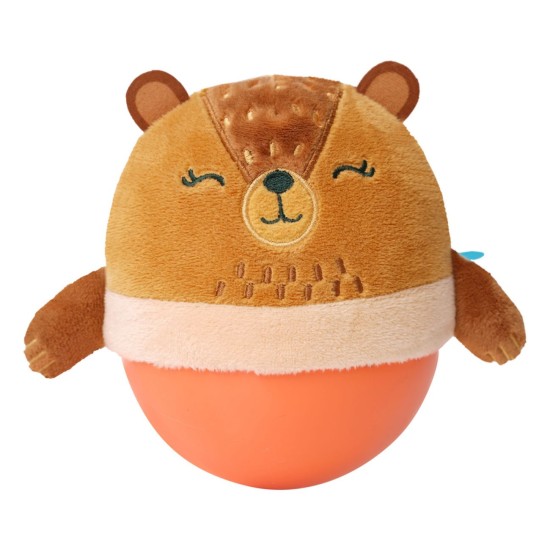  Wobbly Bobbly Bear Soft Silicone Wobble Ball Toy