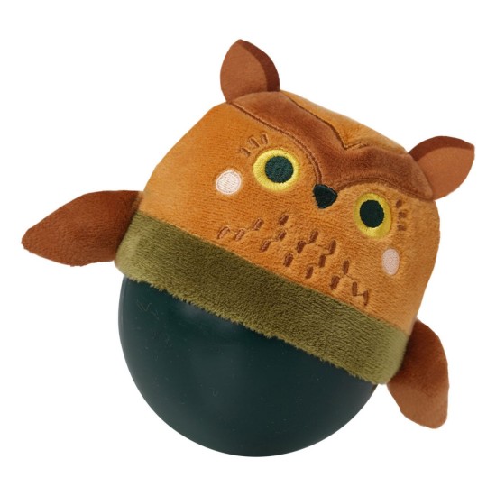  Wobbly Bobbly Owl Soft Silicone Wobble Ball Toy