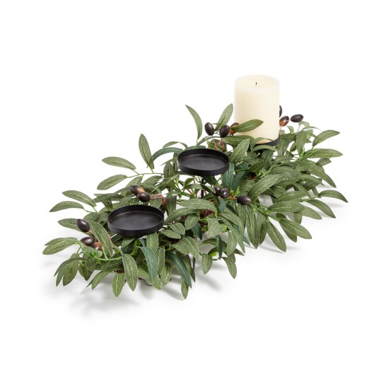  Dolce Vita Olive Leaf Artificial Centerpiece 26″
