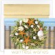 Masterpiece Warmest Wishes 18-Count Christmas Cards, Warm Wishes Wreath
