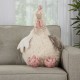  Plushlines Rooster Throw Pillow, Pink Rooster